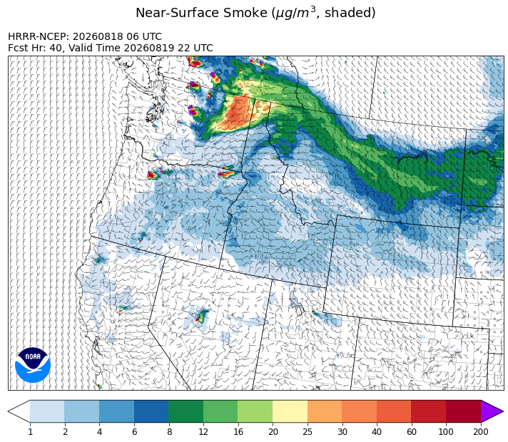 HRRR Smoke Model